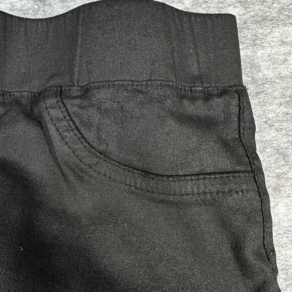 Oober Swank Womens Leggings Black Size Medium Ribbed Moto Excellent High Quality - Picture 5 of 10